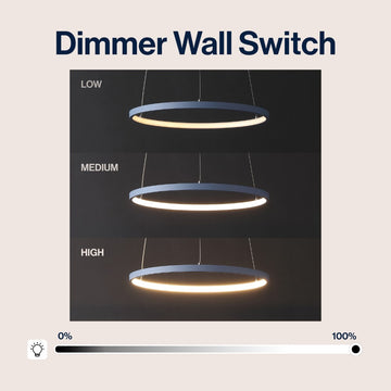Brice Modern Contemporary Iron Integrated LED Pendant